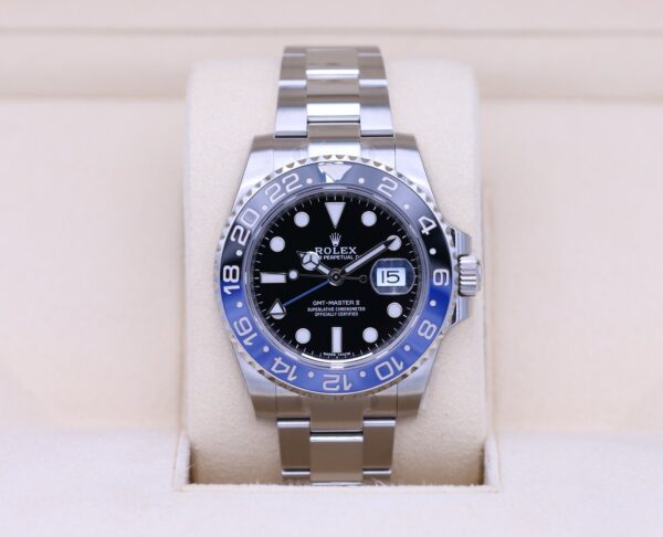 Rolex GMT Master II 116710BLNR Stainless – Like NOS – Box & Papers