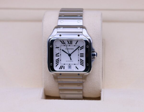 Cartier Santos De Cartier Large White Dial WSSA0009 – Box & Papers