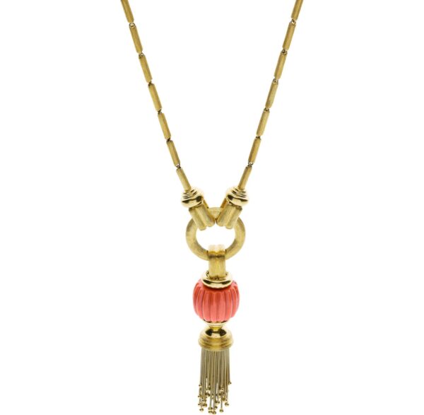 Coral Gold Necklace, Henry Dunay