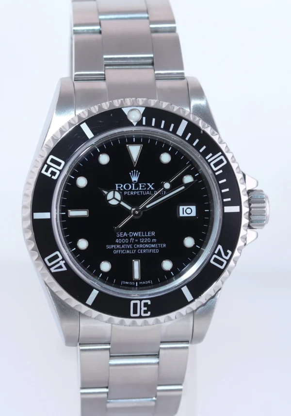 2006 Rolex Sea-Dweller Steel 16660 Black Dial Date 40mm Watch Box