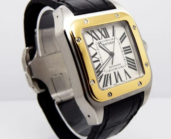 Cartier Santos 100XL 18K Gold & Steel