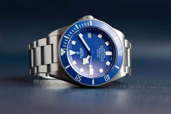 2021 Tudor Pelagos 25600TB 42mm Titanium Blue Dial 500m Ceramic Bezel 25600TB - Full Set