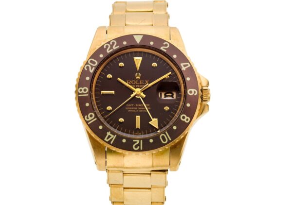Rolex Gold Ref. 1675 GMT Master With Box & Papers, 1969