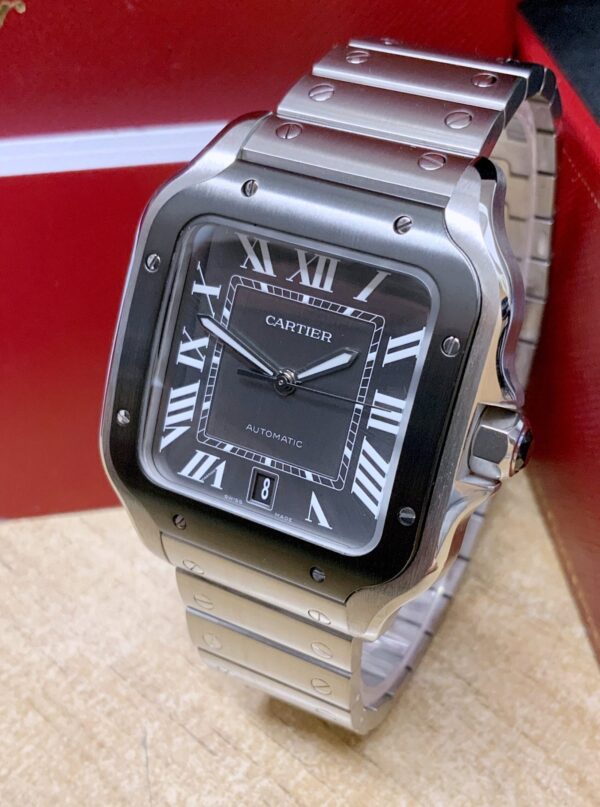 Cartier Santos De Cartier WSSA0037 39.8mm Grey Dial