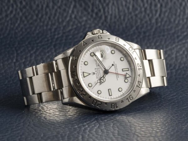 1999 Rolex Explorer II 16570 Polar White Dial - Full Set